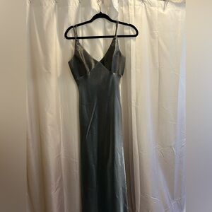 DAVE & JOHNNY Silver Dress